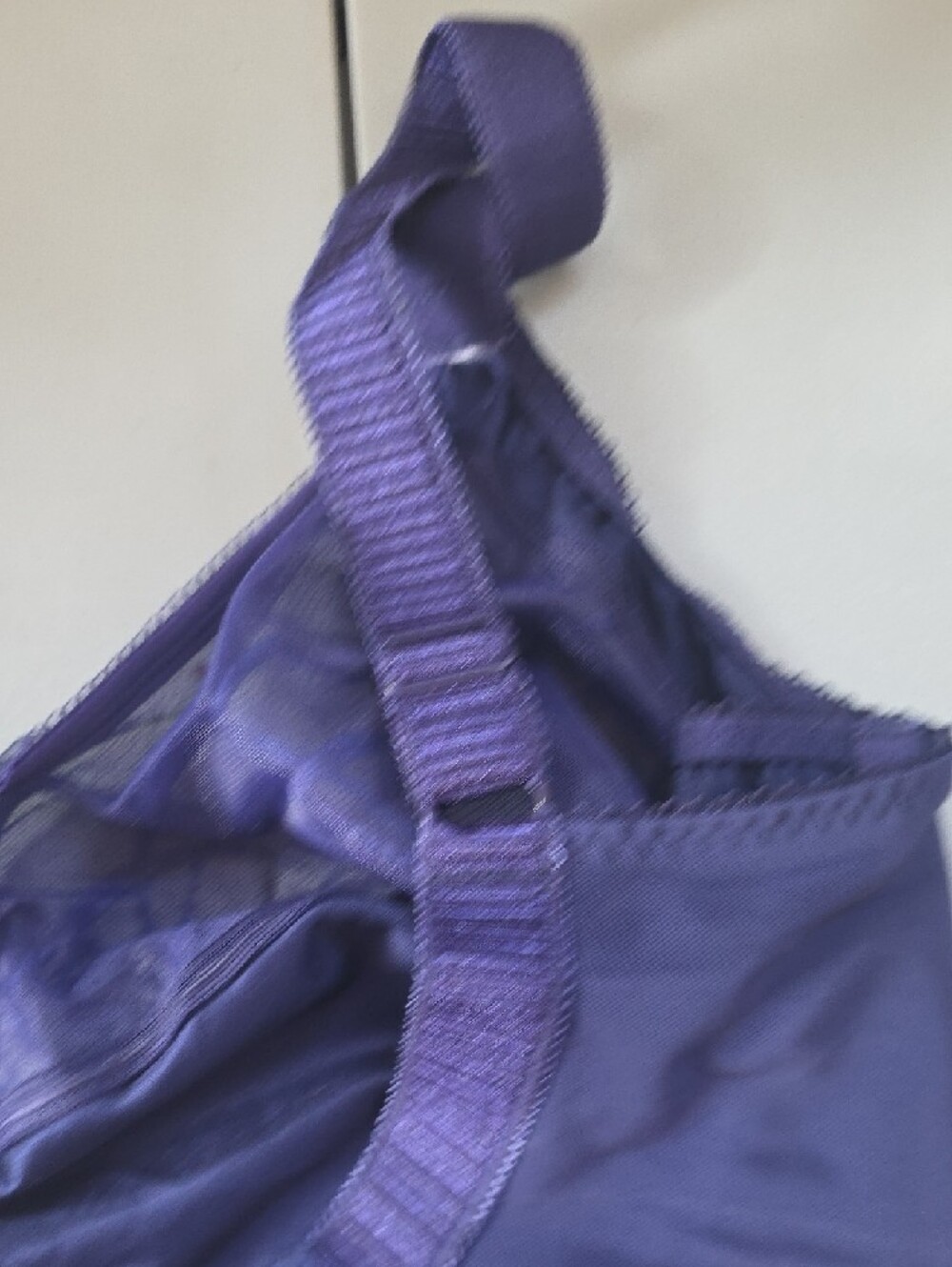 Elomi Navy Blue Satin Underwire Bra - Picture 6 of 9